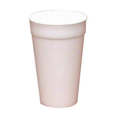 Wincup 176966 Cup Foam 16 oz White 20/, 5PK 16C16